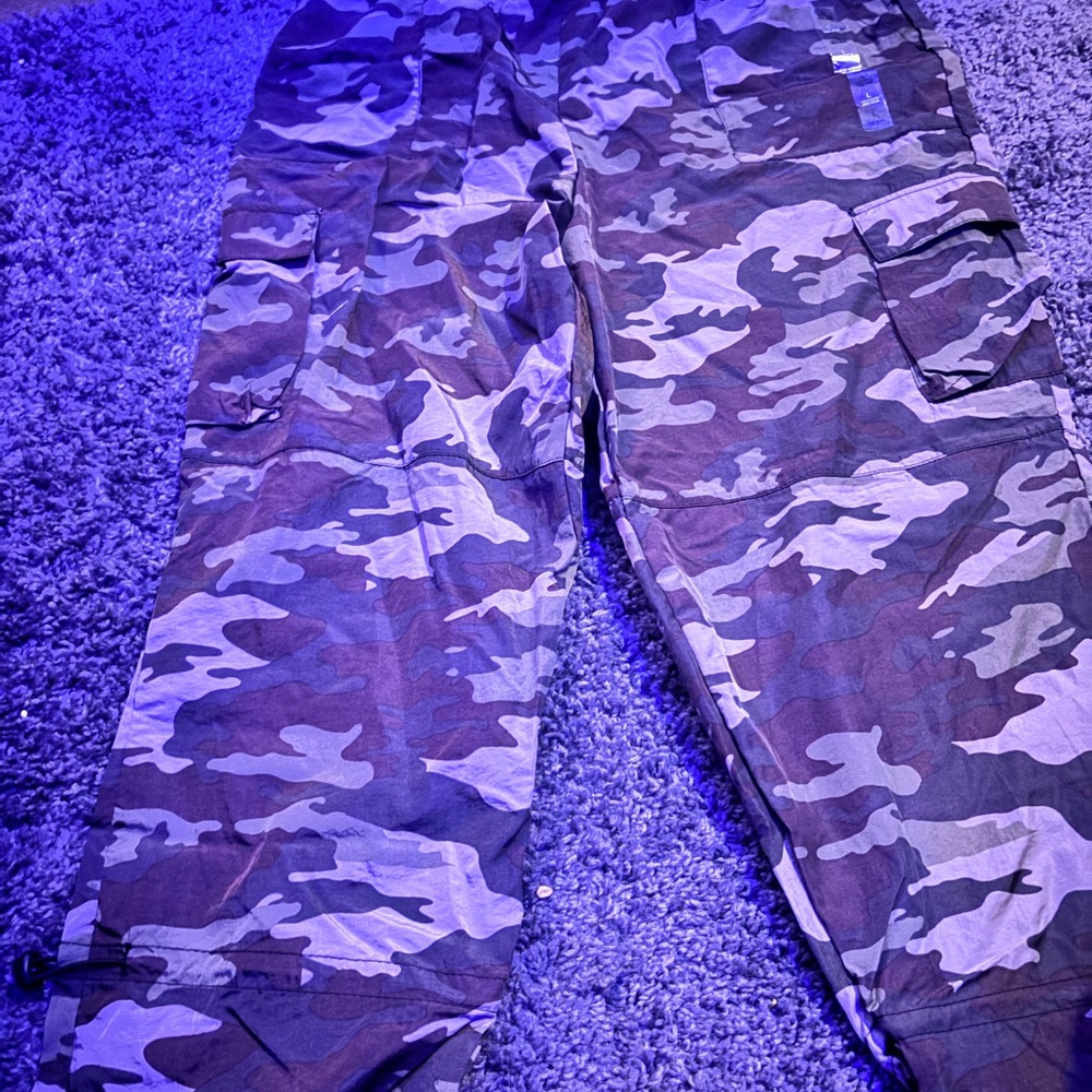 Rue21 Gray and Black Cargo Pants Tactical Style